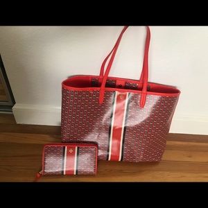 Tory Burch bag and wallet set